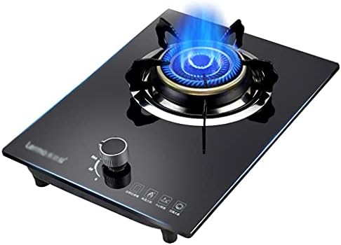 Single Burner Gas Stove for Home Kitchen, Desktop/Embedded with Flame Failure Protection and Easy Clean, Energy Class A(K,LPG)