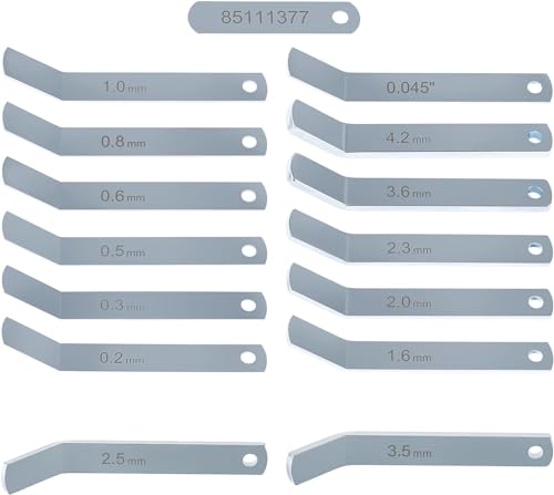 Image of Feeler Gauge Jake Brake Tool Set 88880053 88880052 85111377 Suitable for Volve Mack MP7 MP8 MP10 D12 D13 D16 Engines, Intake and Exhaust Valve Adjustment Kit (14 PCs)
