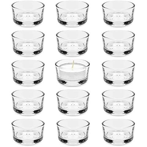 Set of 15 Glass Candle Holders Cover