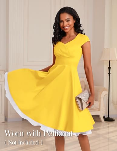 Image of Bbonlinedress Women Short 1950s Retro Vintage Cocktail Party Swing Dresses