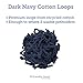 Harrisville Designs Friendly Loom Potholder Cotton Loops 10 Inch Pro Size Loops Make 2 Potholders, Weaving Crafts for Kids and Adults-Dark Navy