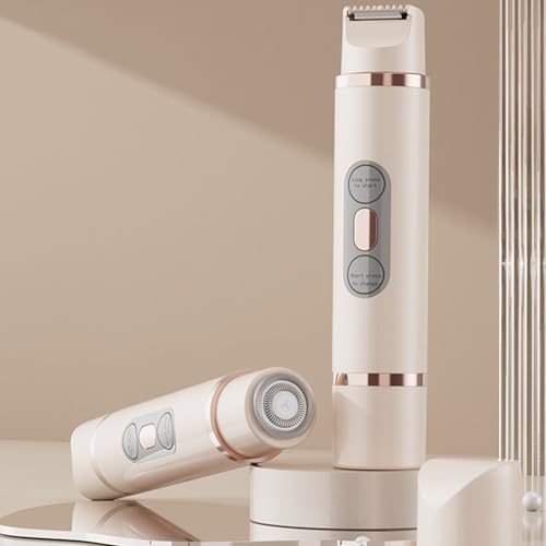 Morain Afeitadora eficiente para mujer, herramienta de depilación recargable, recortadora de pelo con textura para cara, labios, barbilla, húmedo y seco