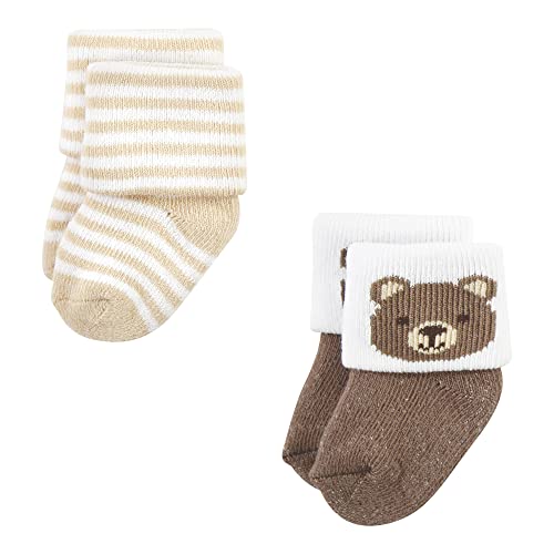 Image of Hudson Baby Baby 8-pack Cotton Rich Newborn and Terry Socks