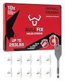 Bullfix Extra Plasterboard Fixings Heavy Duty - Starter 10 Pack