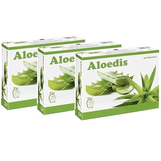 Pack 3 × Aloedis DIS – 30 cápsulas cada uno (90 cápsulas) | Aloe vera