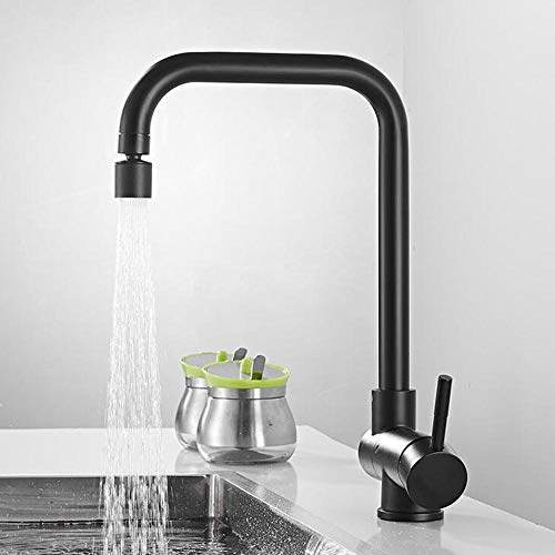 Robinet d'évier de cuisine noir pliable pour optimiser l'espace restreint - 2