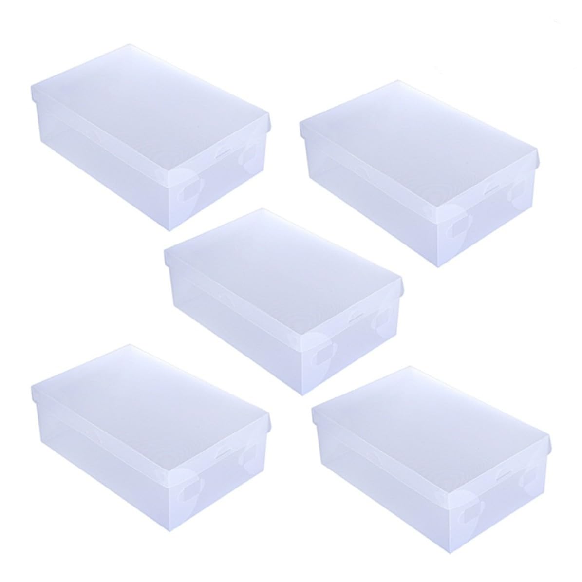 Cajas para Guardar Zapatos Antihumedad SECFOU Transparentes 10uds
