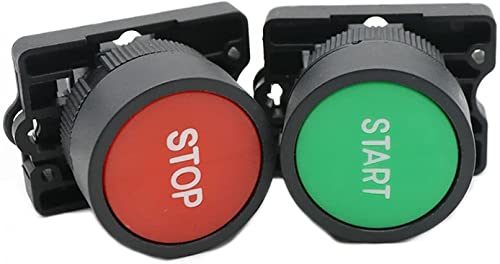 Botón XB2 interruptor momentáneo de 22 mm con símbolo de flecha para cuadro eléctrico 5