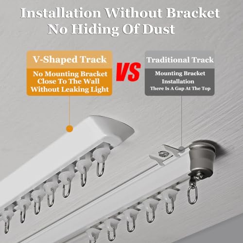 Tringle à rideau pliable pour optimiser les angles de douche - 4