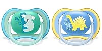 Philips Avent Ultra Air Soother, 18+ Months, Deco Mixed, 2-Pack, SCF349/10
