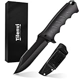 Tilenvi Outdoor Messer feststehendes messer 440C Stahl Survival Messer Perfektes Bushcraft Messer Outdoor gürtelmesser angelmesser taktisches messer bushcraft messer