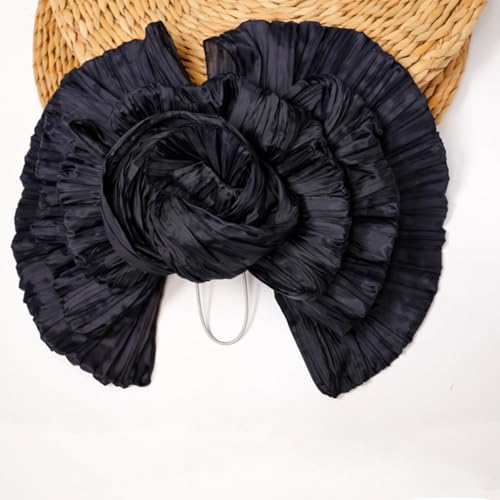 CAMDOM Japanese Kimono Pre Tied Big Flower Obi Belt Sash Yukata Robe Accessories for Kimono Halloween3