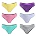 Closecret Women's Simple and Comfortable Panties Cotton G-strings Thong (Multicolor, M)