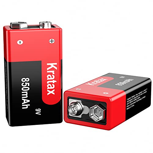 bateria 9 voltios recargable marca Kratax
