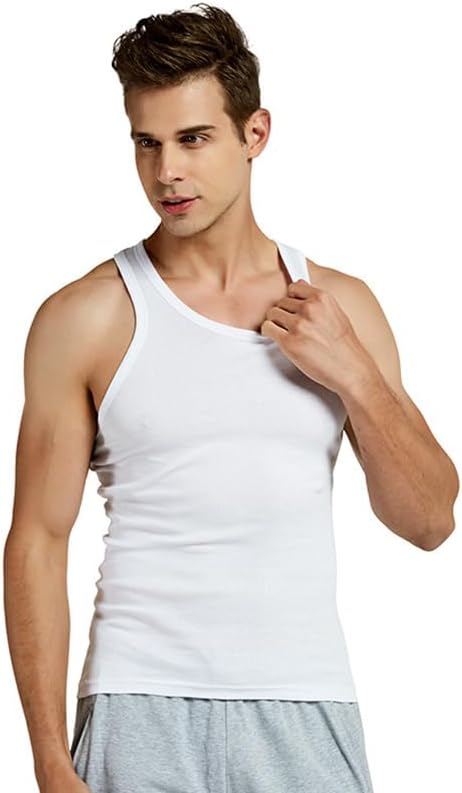 Camisetas masculinas e femininas, regatas macias de algodão, cami...