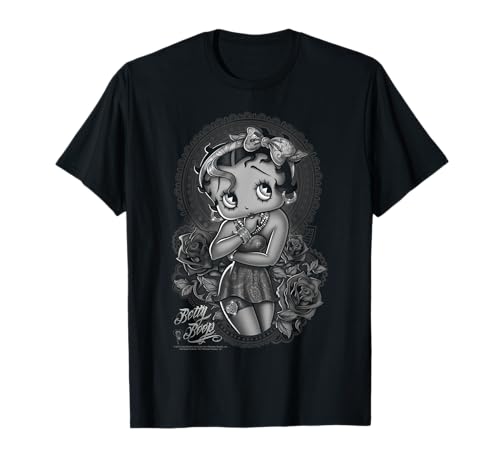 Betty Boop Fashion Roses T-Shirt
