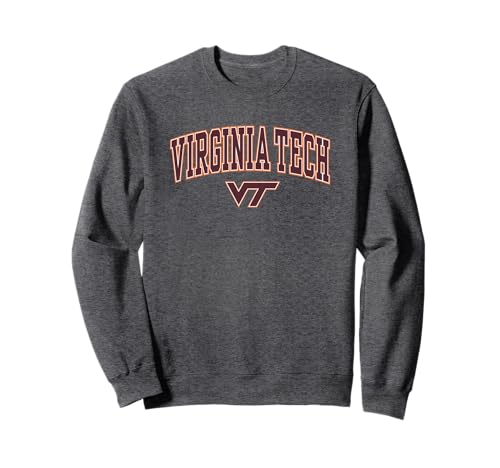 Virginia Tech Hokies Arch Over Officially Licensed Sweatshirt Small