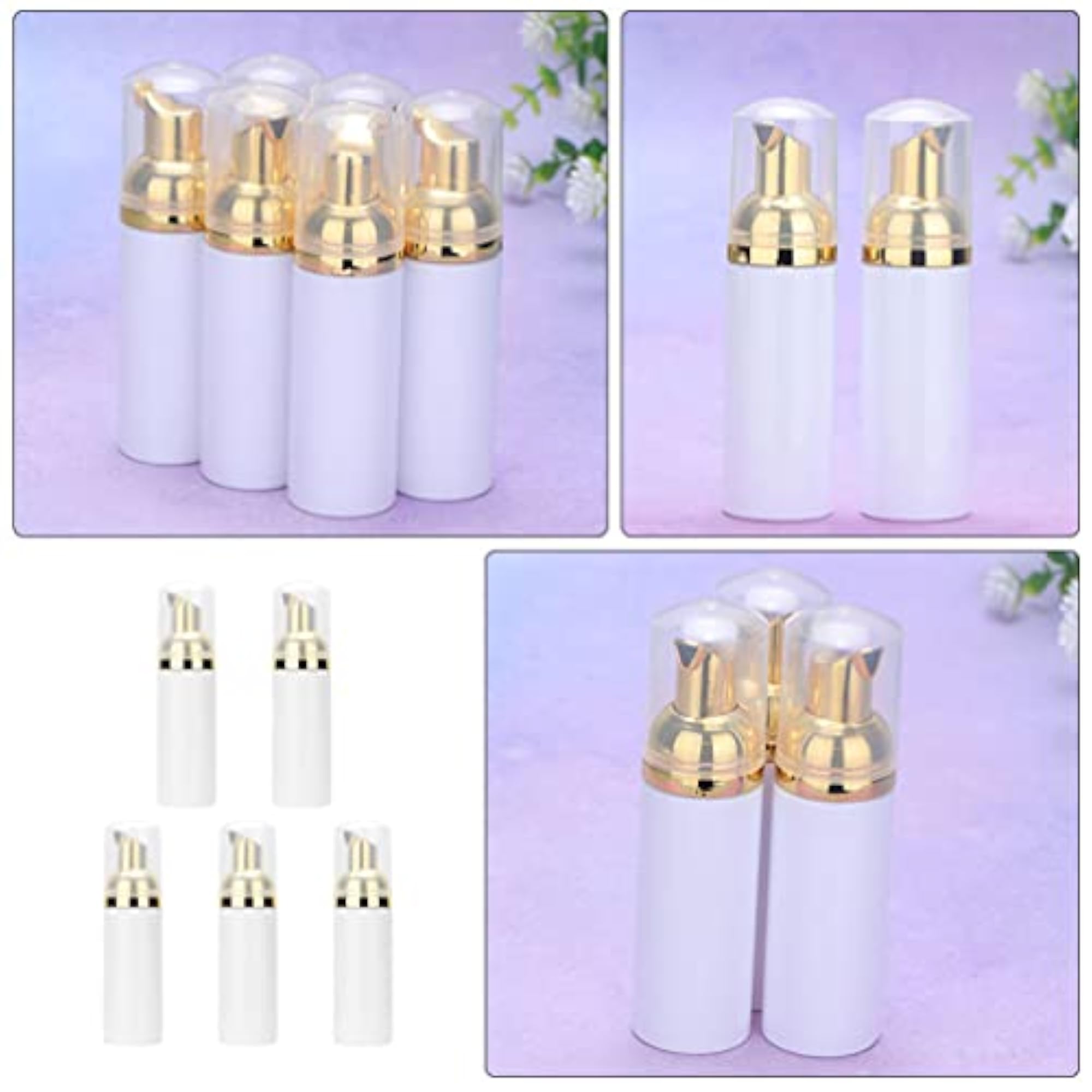 5pcs 60ml Mini Foam Pump Bottle Dispenser