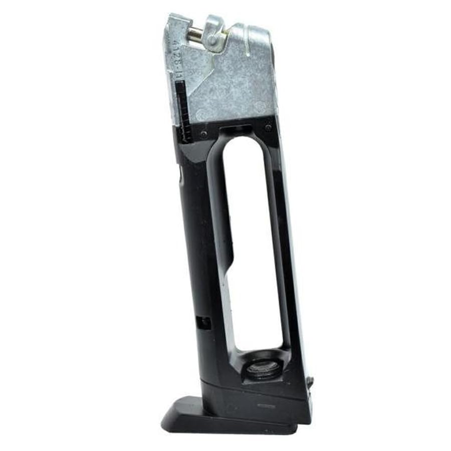 ECOMMUR Cargador Bruni P210/ 128M | Cargador Extra Calibre 4,5mm 18 Bolas de Acero y deposito de CO2