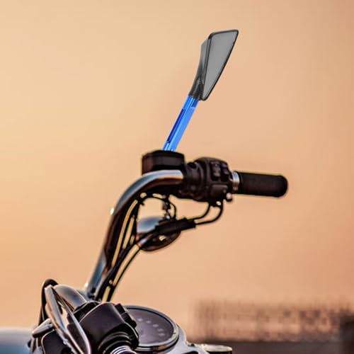 Espejos de Moto Urbanos Retrovisores Metal Scooter de 8mm para la Conducción Diaria 6