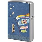 ライターケース ジッポライター 可愛い 鯉のぼり 青海波 猫柄 和風 シリーズ メタル ライター オイル（のみ） おしゃれ 互換性のある 男女兼用 誕生日 コレクション プレゼント 両面プリント One Size