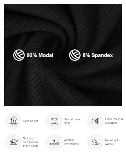 Popilush Shapewear Dress Built in Bra Bodycon Shaper Dress 9 in 1 Crew Neck Sleeveless Maxi Formal Dresses with Zipper Black 3X-Large