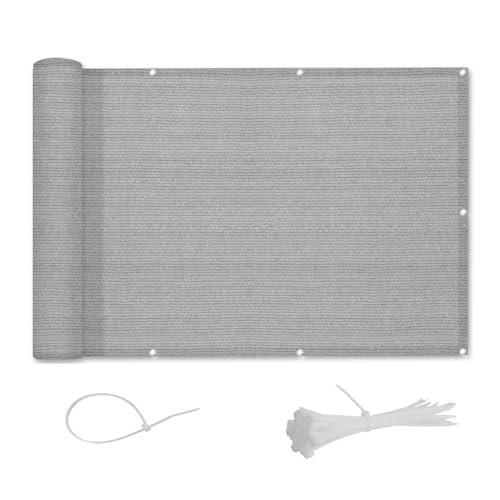 AXT SHADE Pantalla Privacidad Balcón 90x500cm HDPE Ocultacion Balcon...