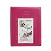 Sprite Science 64 Pockets Photo Album & Name Card for Mini Fujifilm Instax Mini 8 7s 25 50s 90 Polaroid, Rose Red