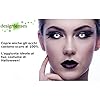 DESIGNLENSES, Lenti a contatto giornaliere colorate bianche per costume di Halloween da zombie, senza gradazione, 1 paio (2 pezzi), lentes colore completamente bianco (Whiteout, 14.00, 8.60) #1