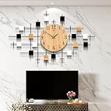 Orologio da parete silenzioso per soggiorno, ufficio, camera da letto, arredamento moderno, design silenzioso