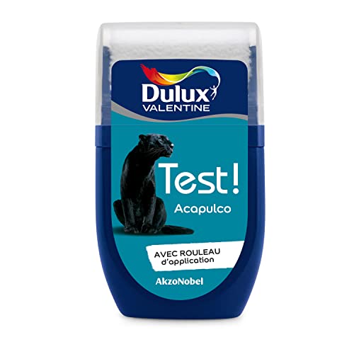 Dulux Valentine Peinture Testeur Crème de Couleur - Murs et Boiseries - Mat - Couleur Acapulco 30 ml