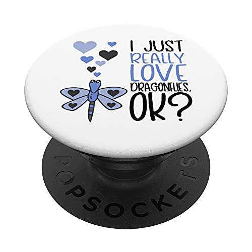 I Love Dragonflies OK PopSockets PopGrip Intercambiable