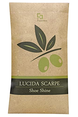 Kit cirage Ligne Beauty Oil PRESENT-MORE, éponge lustrante sous emballage Stone Paper