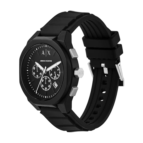 La Mejor Selección de Reloj Armani Negro Top 10. 17 Imagen adicional