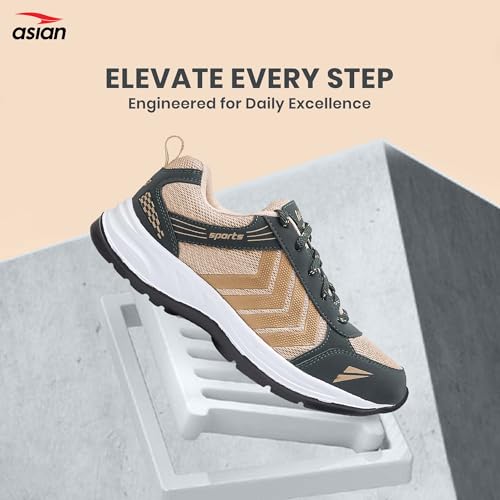 Image of ASIAN Wonder-14 Men's Sports Shoes | Lightweight, Breathable Sneakers with Cushioned Sole & Anti-Slip Grip | Perfect for Running, Walking, Gym & Daily Casual Wear