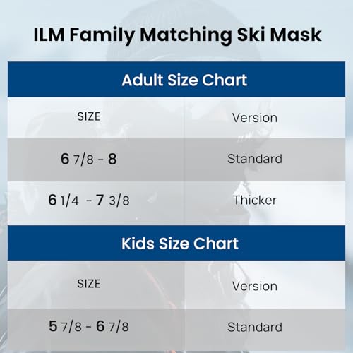 ILM Motorcycle Balaclava Face Mask Adult Youth for Ski Model FM01