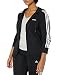 adidas Women's Essentials 3-stripes Single Jersey Full-zip Hoodie