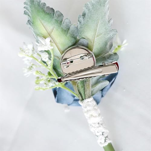 Set de 6 Boutonniere y Corsage para Boda miniatura 6