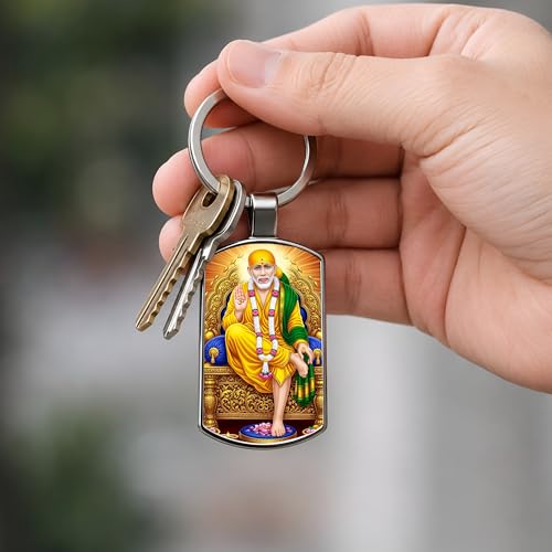 Image of Premium Printed Metal Keychain for Men & Women | High-Definition Artwork Print | Durable Key Ring for Car, Bike, Home & Office Keys | Stylish Decorative Key Holder Gift