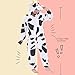 NEWCOSPLAY Unisex Adult Cow Onesie Pajamas Animal One Piece Costume Cosplay Sleepwear (Cow, Large)