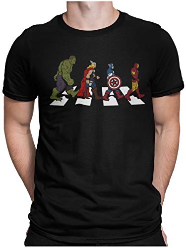 STAMPATEK Maglietta Uomo Divertente Super Eroi
