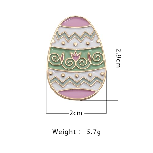 Easter Easter Eggs Enamel Pin Hat Coat Bag Decoration Delicate Cartoon Badge Jewelry Gift for Girls Women2