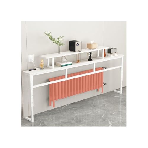 Mesa de sofá ajustable blanca para organizar y decorar la cocina el dormitorio o el salón