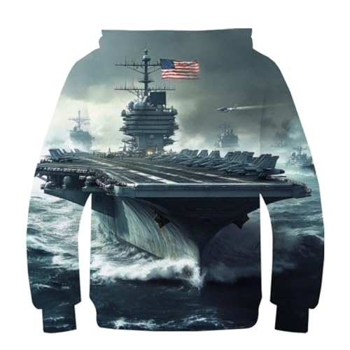 Sweat à capuche enfant skeleton imprimé 3D manches longues pull souple anti-irritation - 2