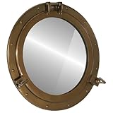 Générique Miroir en Forme de Porthole Mural Ø50 cm Aluminium et Verre,Maison & Jardin,Décorations,Miroirs,357854