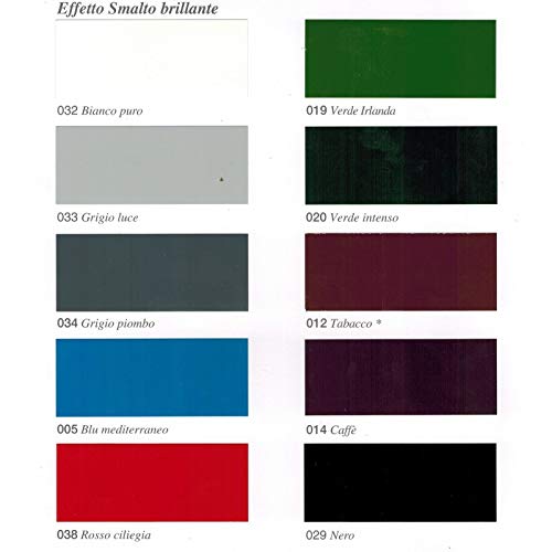 Attiva Smalto antiruggine Brillante per Interni ed Esterni - 2,5lt - 038-rosso-ciliegio