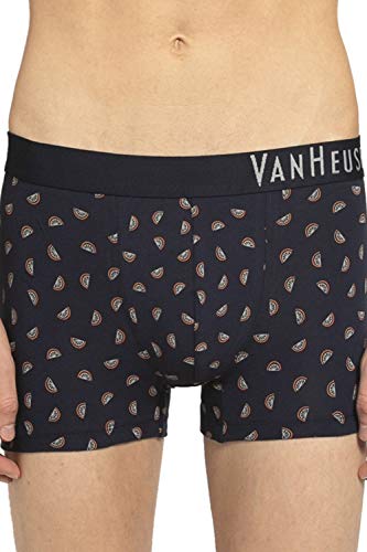 Image of Van Heusen Men's Cotton Trunk - Pack of 1 | Contoured pouch for support | Antibacterial Briefs | Sweat Absorbant | Moistue Wicking | Breathable Everyday Underwear | Long Lasting Color| Printed Colors | Style 10047
