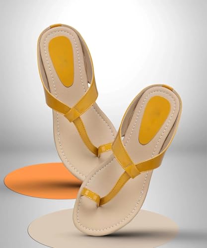 Image of Women's Toe Ring Sandals - Elegant Ruched Strap Design, Ideal for Party, Festive & Casual Wear