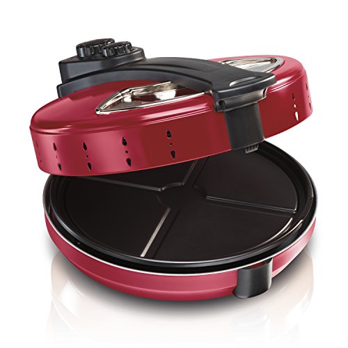 Hamilton Beach 31700 Pizza Maker, 12 Inch Pizza Cooker, Red