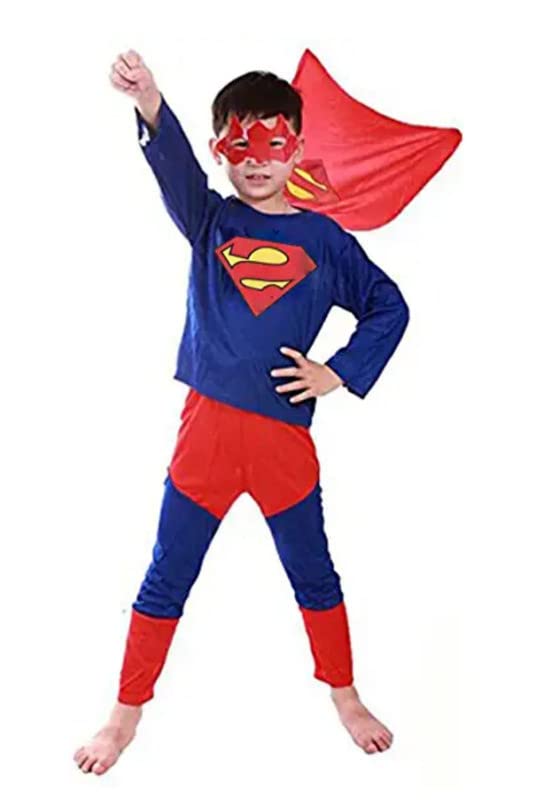 BRANDVALUE Batman Costumes Dress, Glove and Mask Costume For Boys (5-6 year, blue) (B09YRG98Q7) Amazon Price History, Amazon Price Tracker
